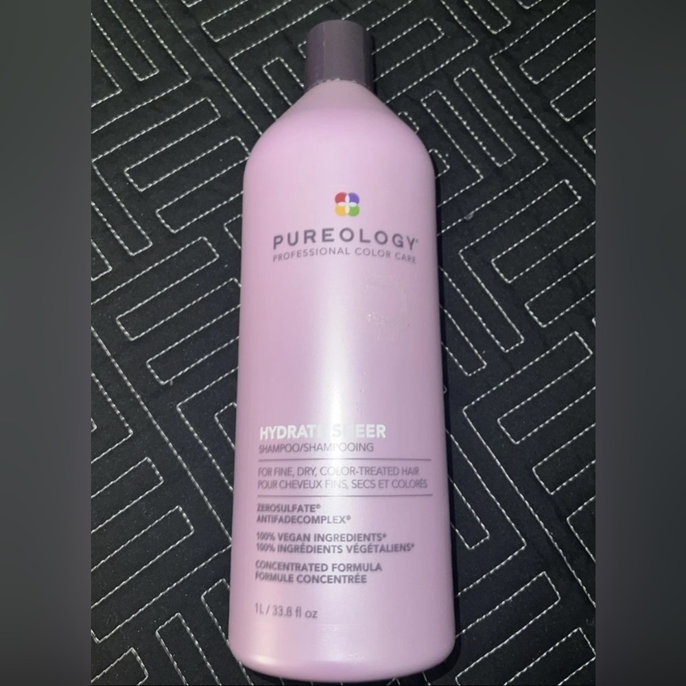 Pureology Hydrate SHEER Shampoo 1L / 33.8oz Sealed Fresh Stock